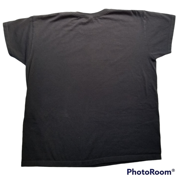 Halloween Ghost Boo Gel Graphic Black Tshirt sz XL - Picture 2 of 4